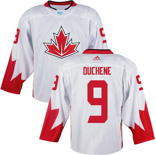 Canada 9 Matt Duchene White World Cup of Hockey 2016 Premier Player Jersey