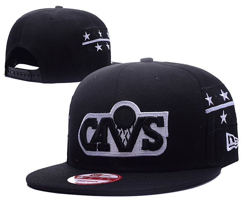 Cavaliers Team Logo Black Adjustable Hat GS2