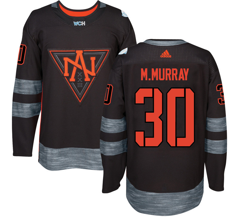 North America 30 Matt Murray Black World Cup of Hockey 2016 Premier Player Jersey
