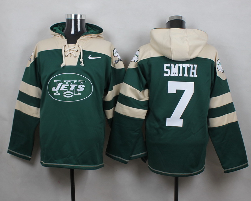 Nike Jets 7 Geno Smith Green Hooded Jersey