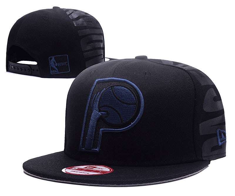 Pacers Fresh Logo Black Adjustable Hat GS