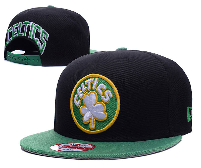 Celtics Fresh Logo Black Adjustable Hat GS