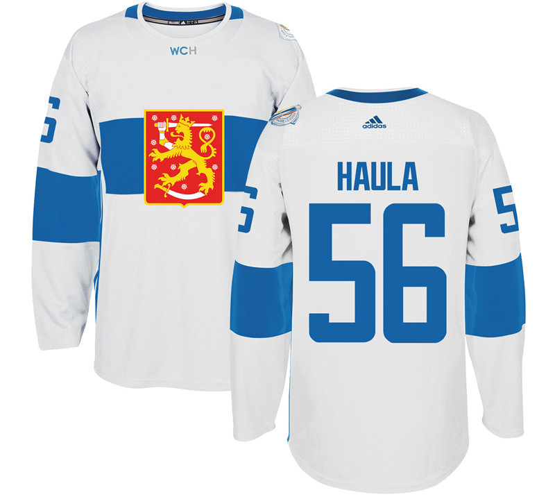 Finland 56 Erik Haula White 2016 World Cup Of Hockey Premier Player Jersey