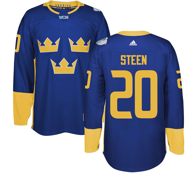 Sweden 20 Alexander Steen Purple 2016 World Cup Of Hockey Premier Player Jersey
