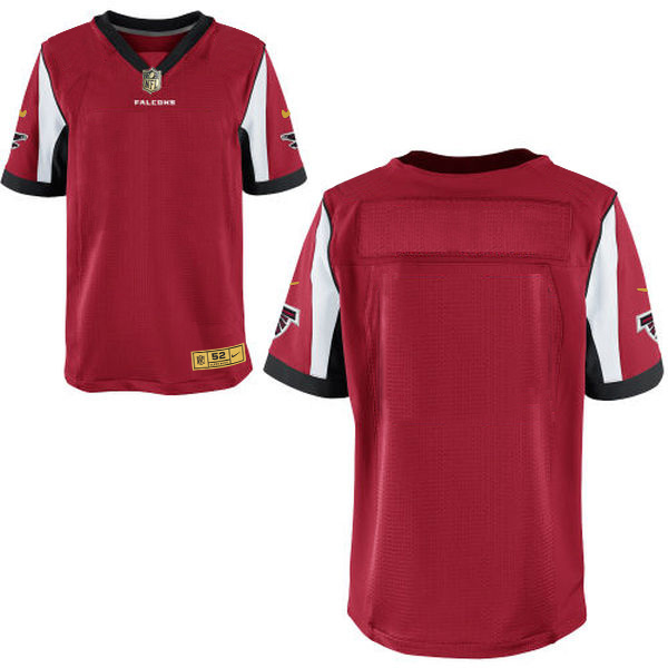 Nike Falcons Blank Red Gold Elite Jersey