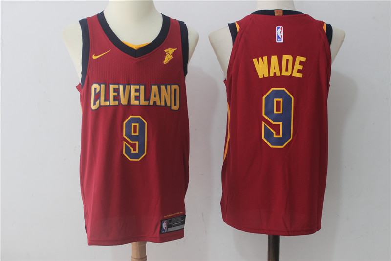 Cavaliers 9 Dwyane Wade Maroon Nike Authentic Jersey