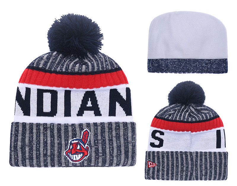 Indians Team Logo Knit Hat YD