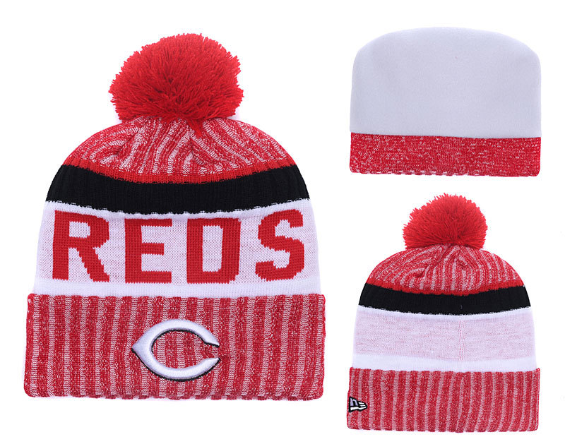 Reds Team Logo Knit Hat YD