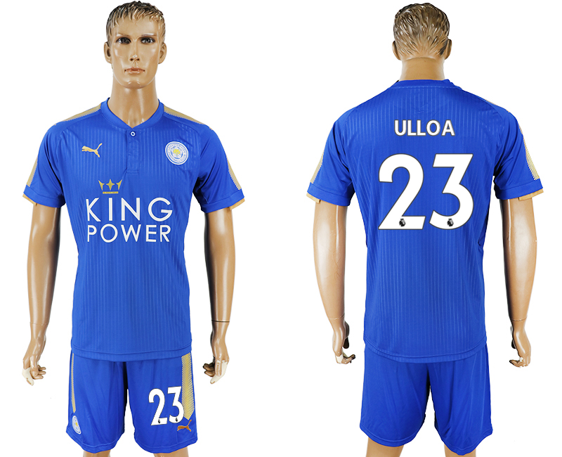 2017-18 Leicester City 23 ULLOA Home Soccer Jersey