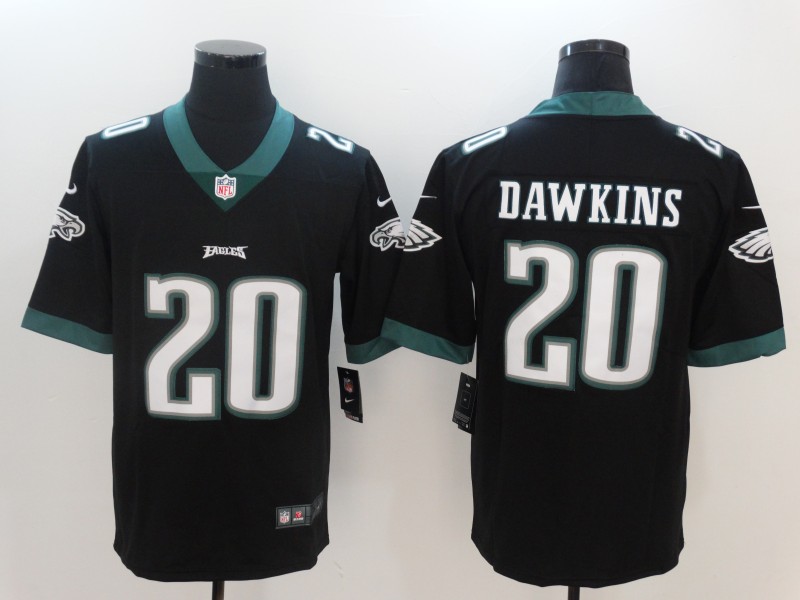 Nike Eagles 20 Brian Dawkins Black Youth Vapor Untouchable Player Limited Jersey