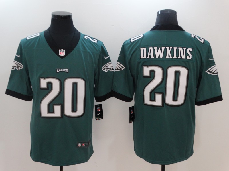 Nike Eagles 20 Brian Dawkins Green Youth Vapor Untouchable Player Limited Jersey