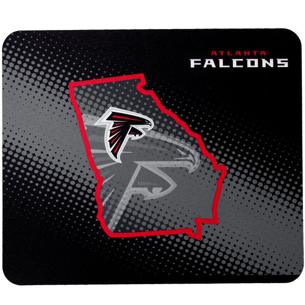 Atlanta Falcons Black Gaming/Office NFL Mouse Pad