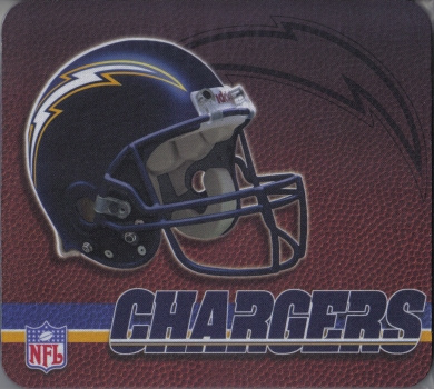 San Diego Chargers Gaming/Office NFL Mouse Pad