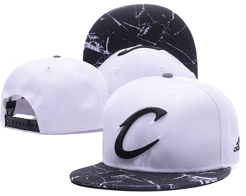 Cavaliers Team Logo White Adjustable Hat GS