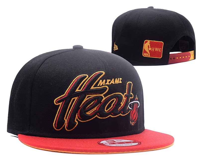 Heat Team Logo Black Adjustable Hat GS2