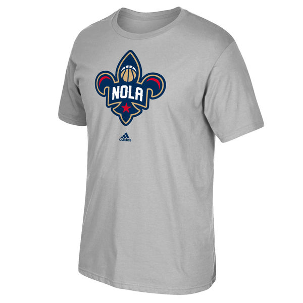 Men's NBA adidas Gray 2017 All-Star Game Secondary Logo T-Shirt