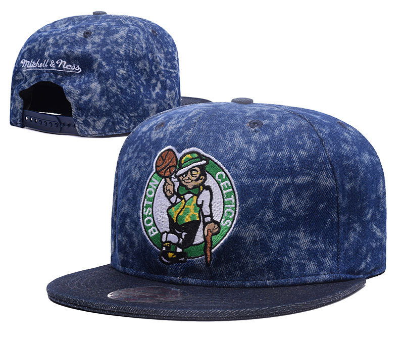Celtics Team Logo Mitchell & Ness Adjustable Hat GS
