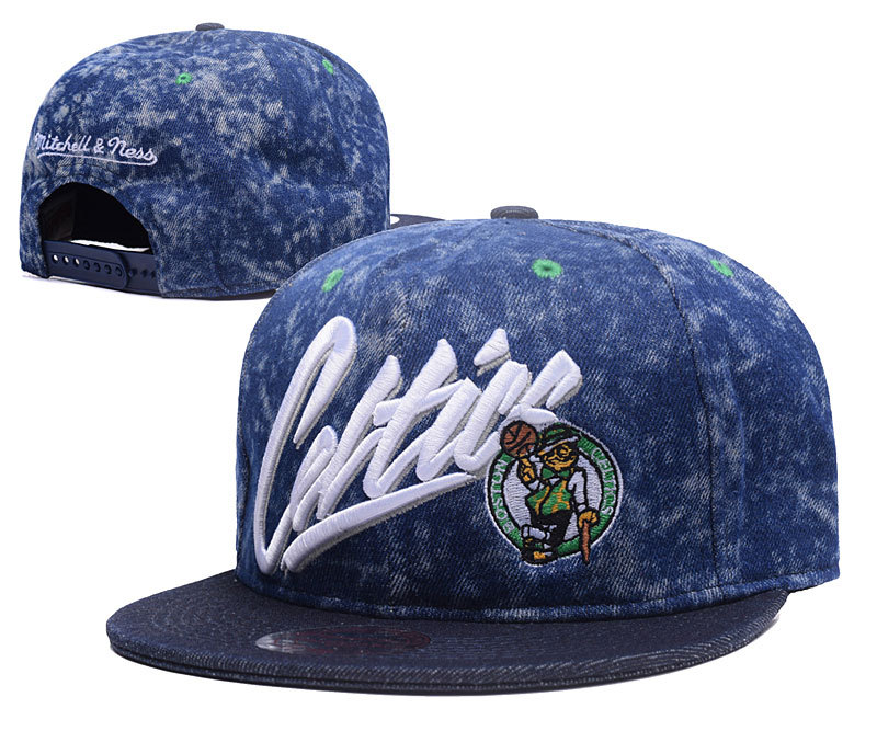 Celtics Team Logo Mitchell & Ness Adjustable Hat GS2