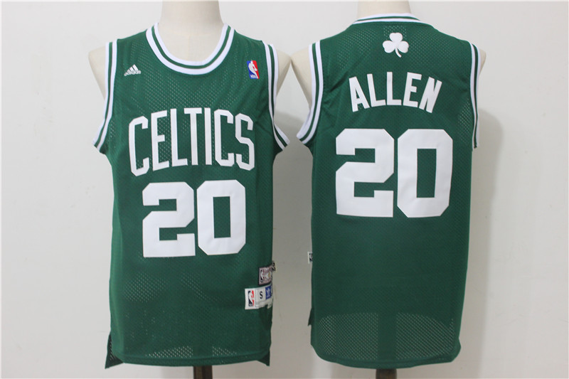 Celtics 20 Ray Allen Green Hardwood Classics Swingman Jersey