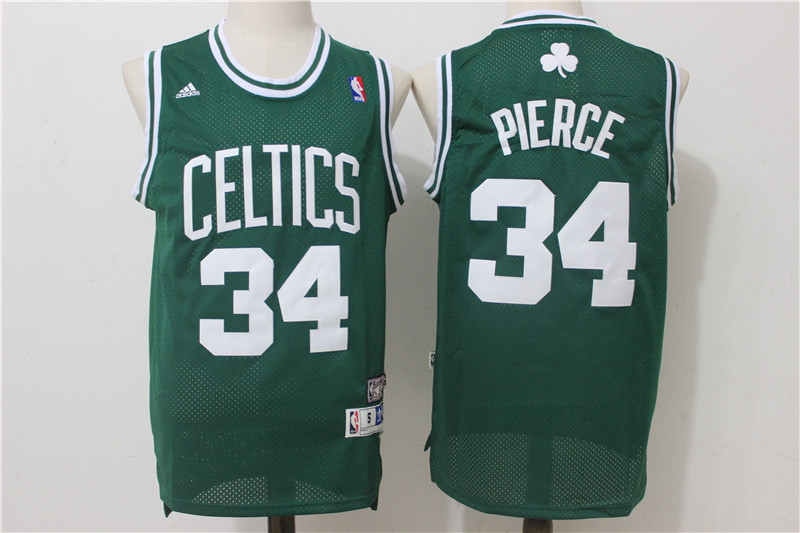 Celtics 34 Paul Pierce Green Hardwood Classics Swingman Jersey