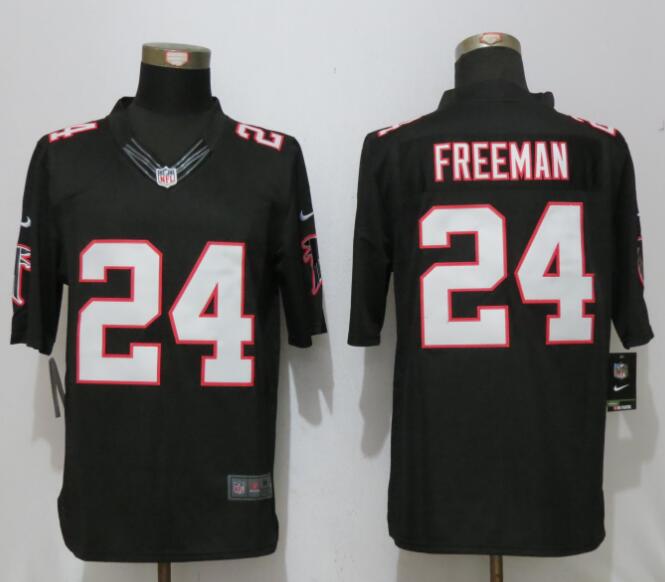 Nike Falcons 24 Devonta Freeman Black Limited Jersey
