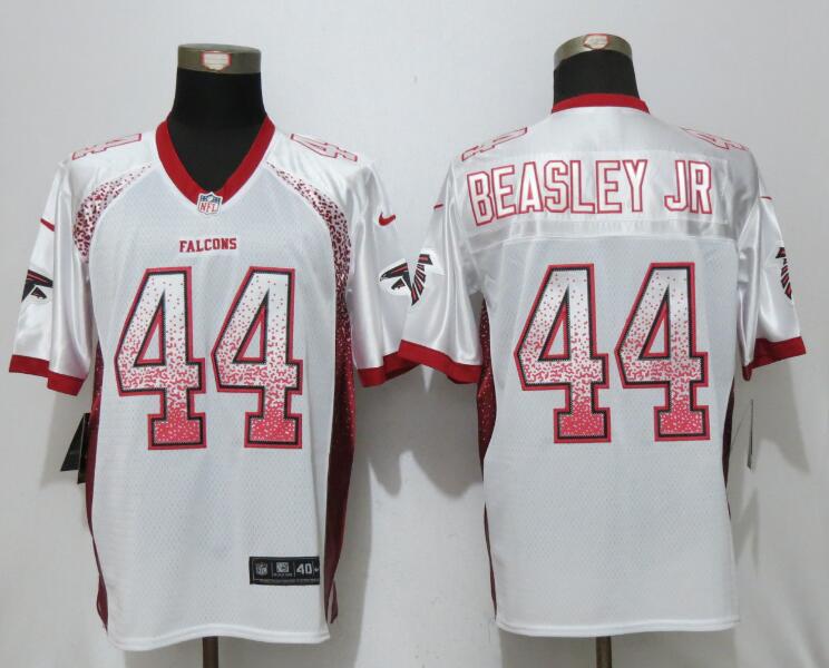 Nike Falcons 44 Vic Beasley Jr White Drift Fashion Elite Jersey