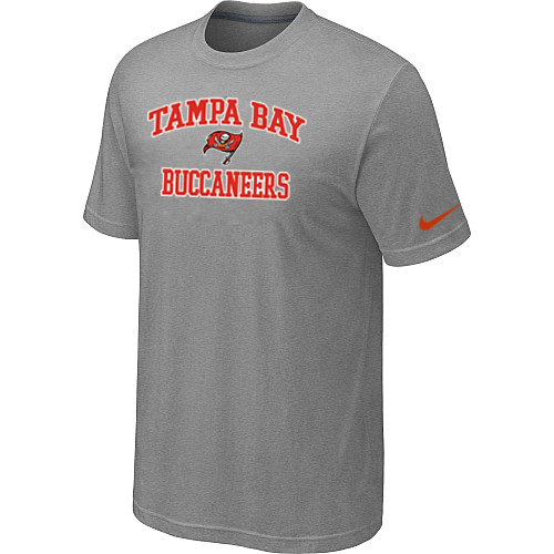 Tampa Bay Buccaneers Team Logo Gray Nike Men's Short Sleeve T-Shirt
