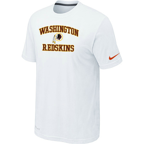 Washigton Redskins Team Logo White Nike Men's Short Sleeve T-Shirt