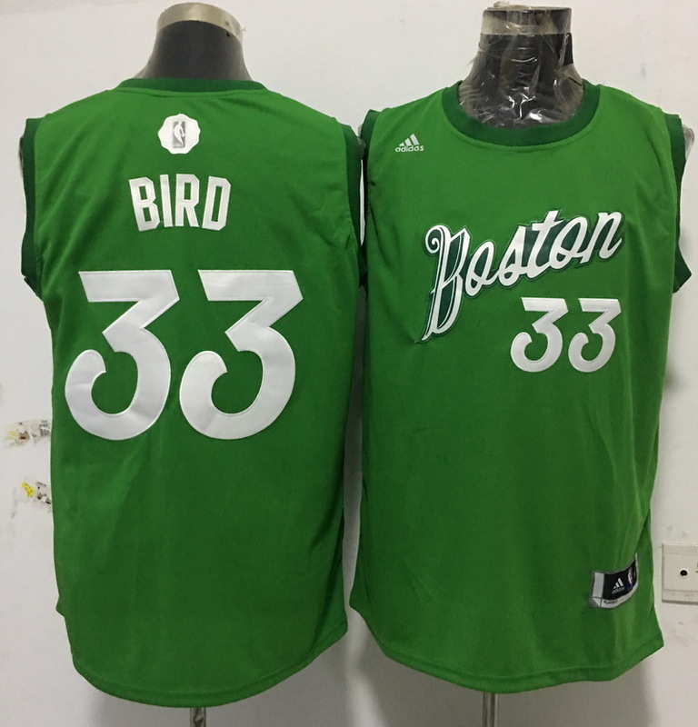 Celtics 33 Larry Bird Green 2016 Christmas Day Swingman Jersey