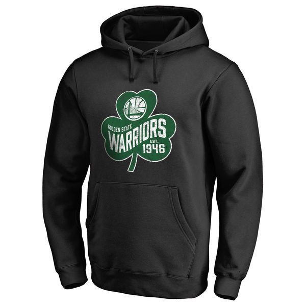 Golden State Warriors Fanatics Branded Black Big & Tall St. Patrick's Day Paddy's Pride Pullover Hoodie