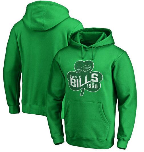 Buffalo Bills Pro Line by Fanatics Branded St. Patrick's Day Paddy's Pride Pullover Hoodie Kelly Green