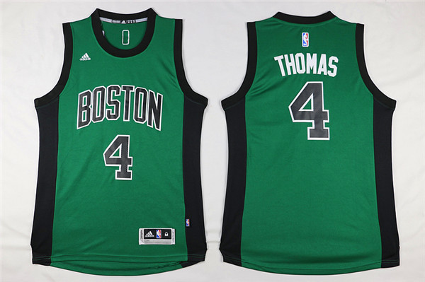 Celtics 4 Isaiah Thomas Green Swingman Jersey