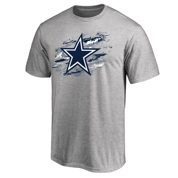 Men's Dallas Cowboys Pro Line Heathered Gray True Color T-Shirt