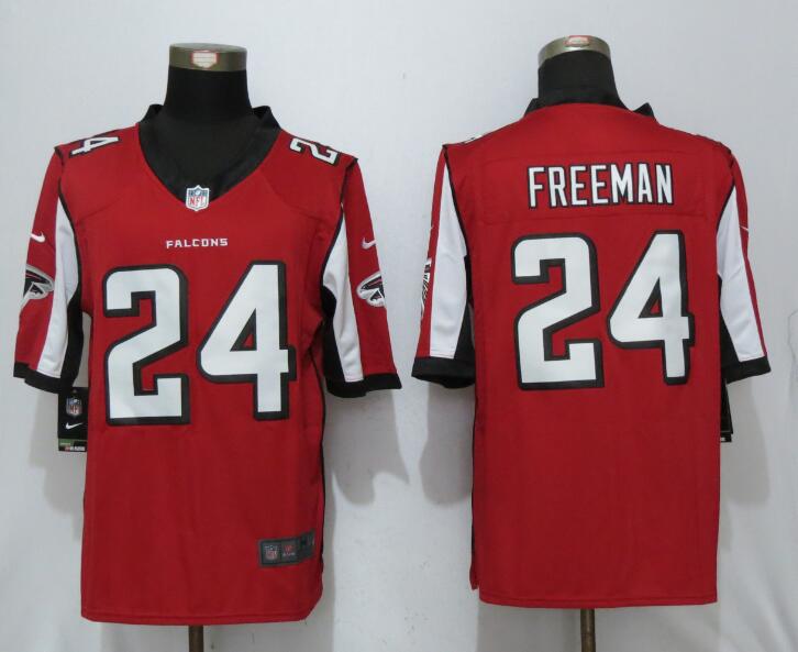 Nike Falcons 24 Devonta Freeman Red Limited Jersey