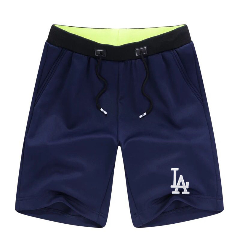 Men's Los Angeles Dodgers Team Logo Navy Baseball Shorts