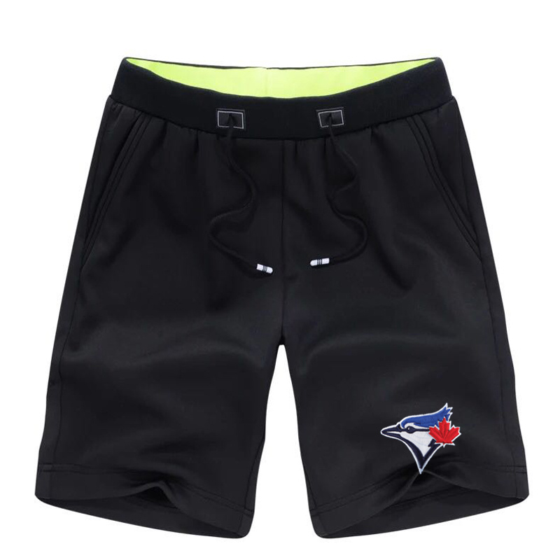 Men's Toronto Blue Jays Team Logo Black Baseball Shorts