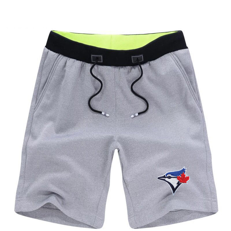 Men's Toronto Blue Jays Team Logo Grey Baseball Shorts