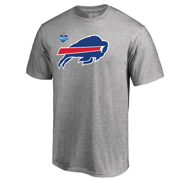 Men's Buffalo Bills Pro Line by Fanatics Branded Heather Gray 2017 NFL Draft Athletic Heather T-Shirt