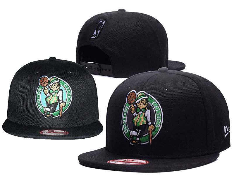 Celtics Reflective Logo Black Adjustable Hat GS