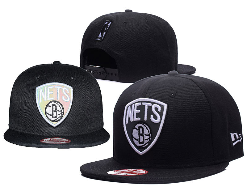 Nets Reflective Logo Black Adjustable Hat GS