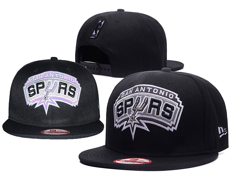 Spurs Reflective Logo All Black Adjustable Hat GS