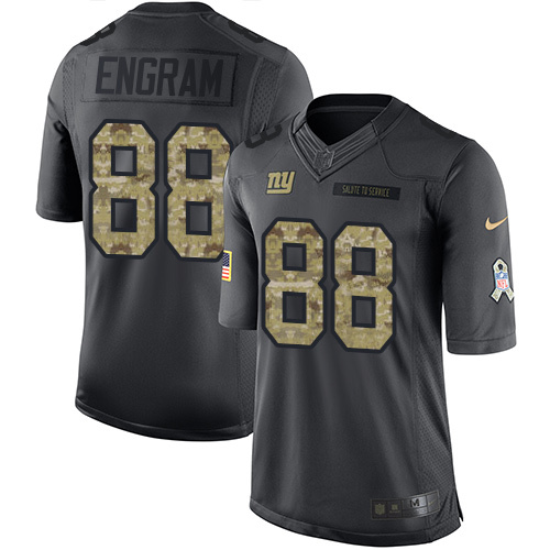 Nike Giants 88 Evan Engram Anthracite Salute to Service Limited Jersey