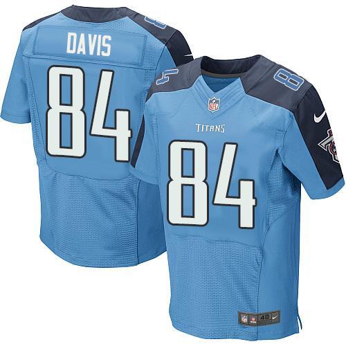 Nike Titans 84 Corey Davis Light Blue Elite Jersey