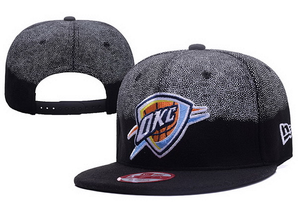 Thunder Team Logo Black & Gray Faded Adjustable Hat