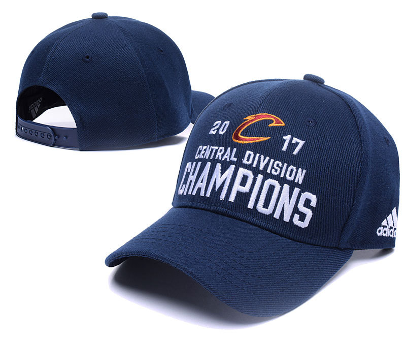 Cavaliers 2017 Central Divison Champions Navy Adjustable Hat LH