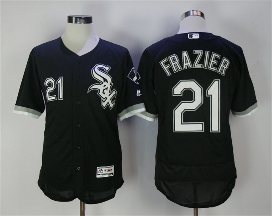 White Sox 21 Todd Frazier Black Flexbase Jersey