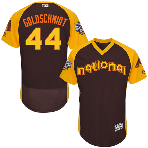 Diamondbacks 44 Paul Goldschmidt Brown 2016 All-Star Game Batting Practice Flexbase Jersey