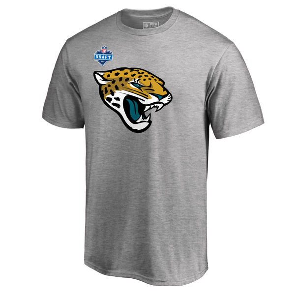 Men's Jacksonville Jaguars Pro Line by Fanatics Branded Heather Gray 2017 NFL Draft Athletic Heather T-Shirt
