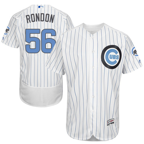 Cubs 56 Hector Rondon White Father's Day Flexbase Jersey
