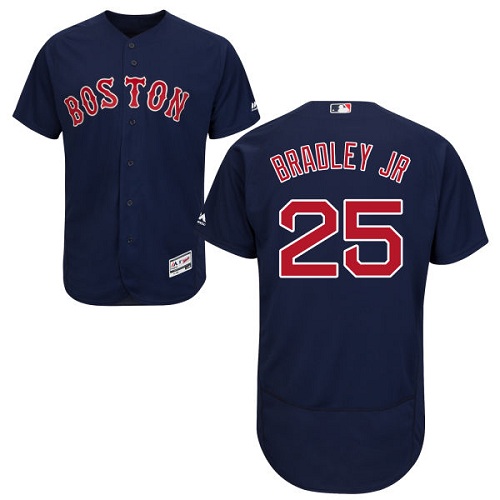 Red Sox 25 Jackie Bradley Jr Navy Flexbase Jersey